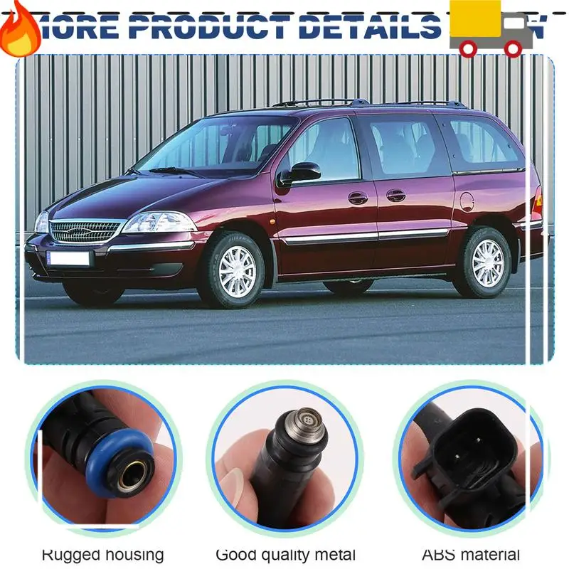 

Discount-6Pcs New XF2E-C4B XF2EC4B Fuel Injectors For Ford Mustang Windstar 1999-2004 3.8L 3.9L V6