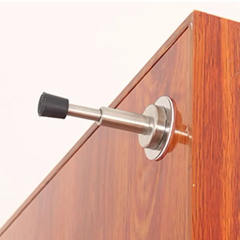 Durable Wall Protectors Door Stopper Anti Collision Hydraulic Buffer Floor Holder Home Hardware Stainless Steel Doorstop Home view 5