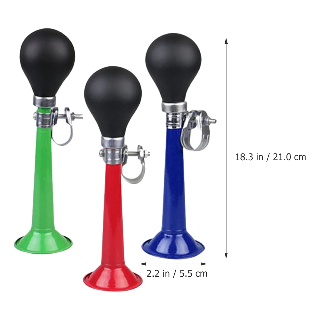 

3 Pcs Portable Hand-pinch Bell Child Bike Bells Electroplated Mountain
