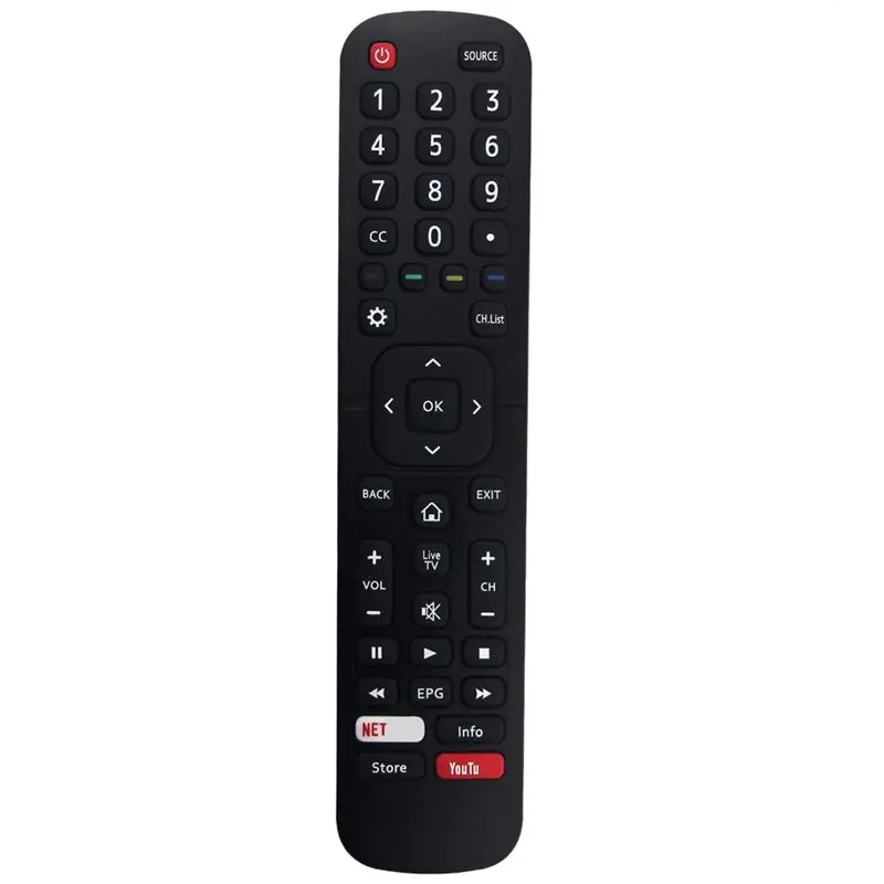 X64A-EN2BB27 Remote Control Replacement For Hisense H32A5840 H43AE6030 H32B5600 H39AE5500 H40B5600 EN2BB27H EN2BB27HB LCD LED TV