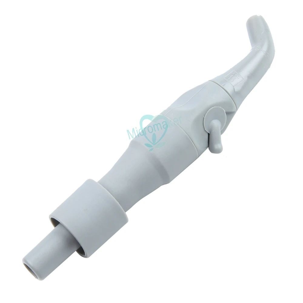 Dental Autoclavable Suction Head Tips Teeth Angle Plastic Universal Saliva Swivel Sucker Suction Handle Strong Weak Suction