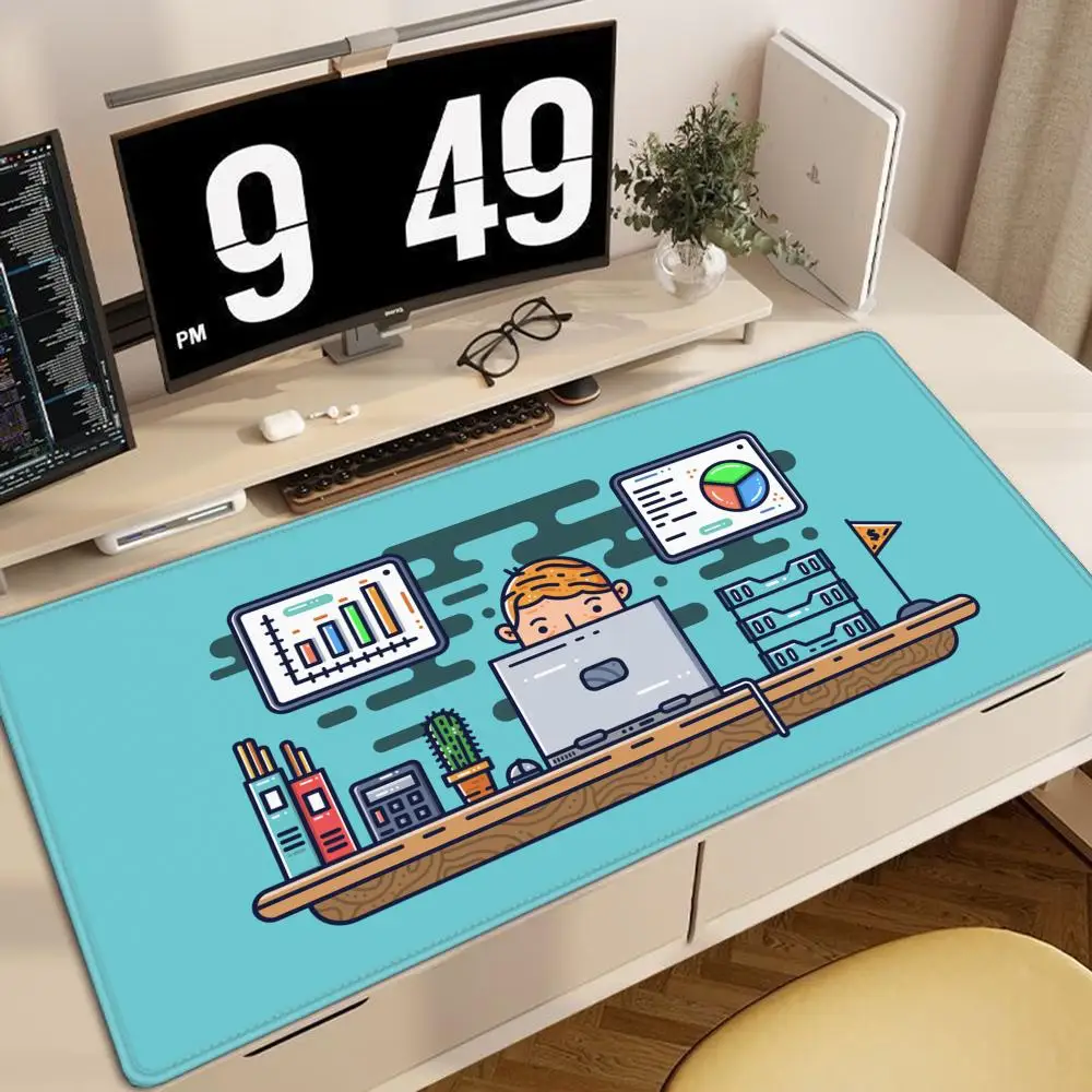 

Python Programmer Eat Code Sleep Mouse Pad Printing Computer Mens Anime Gaming Table Carpet Mat Gamer Play PC Keyboard Desk