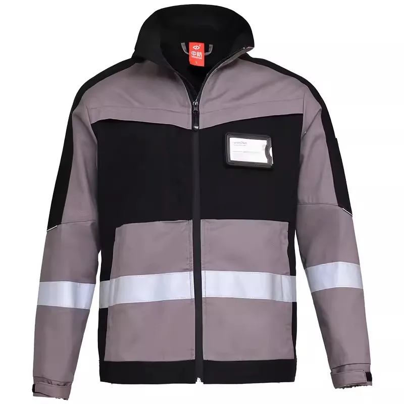 Arbeits kleidung Anzug Sicherheits jacke reflektierende Arbeits hose Männer Arbeits kleidung mit gut sichtbaren reflektieren den Bändern