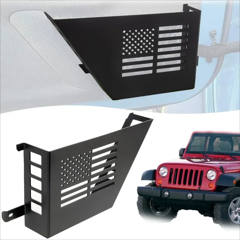 

front door storage box door metal storage box For Jeep Wrangler 2007-2018 JK 2/4 door car interior modification accessories