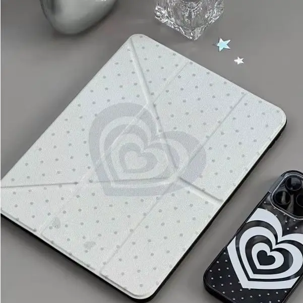 Polka Dots Love New Tablet Case For iPad Pro 11 12.9in 13 M1 M4 M5 Case 9.7 10.2 5/6th 7/8/9 11th A16 Mini Air 3 4 5 6 7 Cover