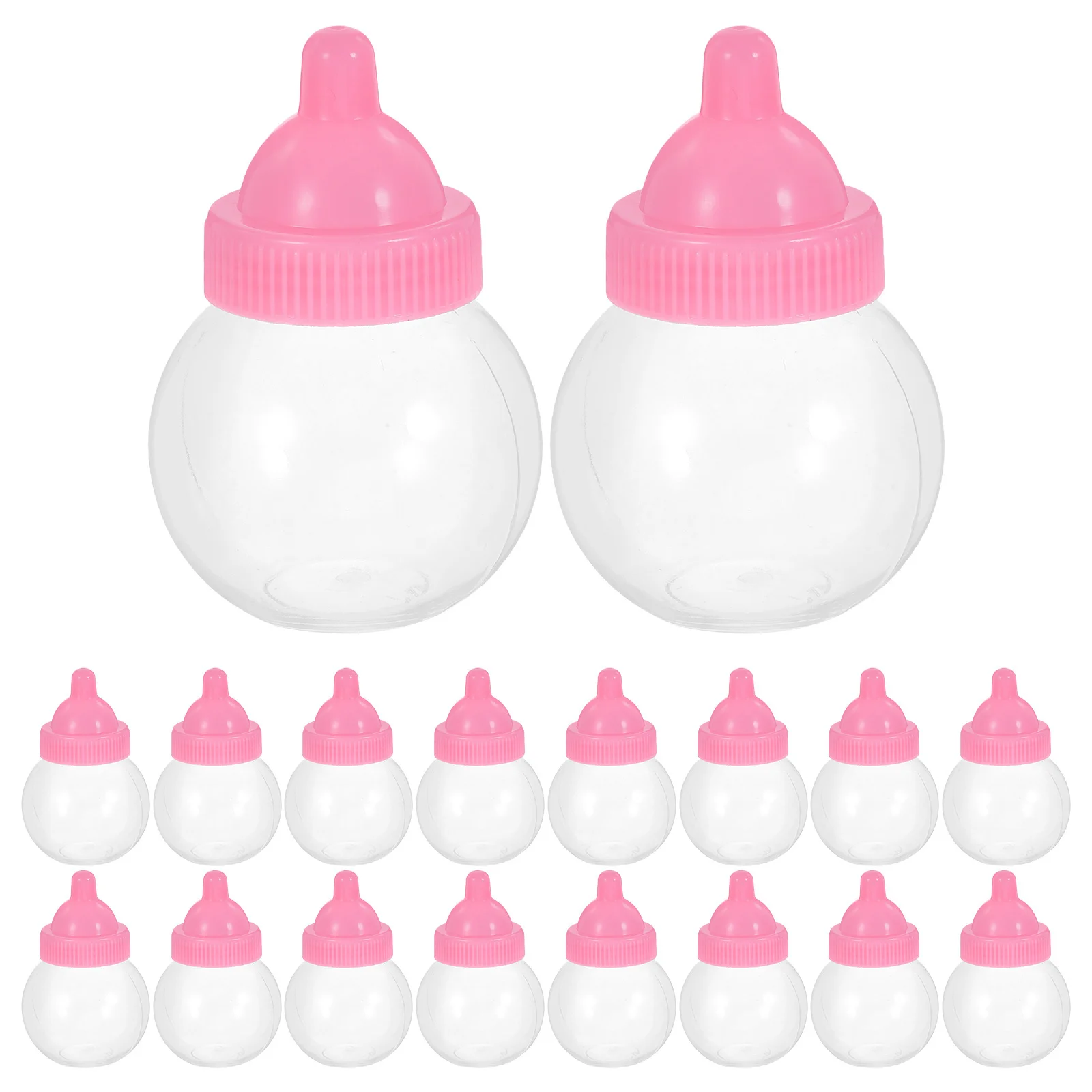 

20Pcs Bulb Shape Candy Storage Box Creative Transparent Plastic Candy Organizer Party Favor Sweet Treat Container