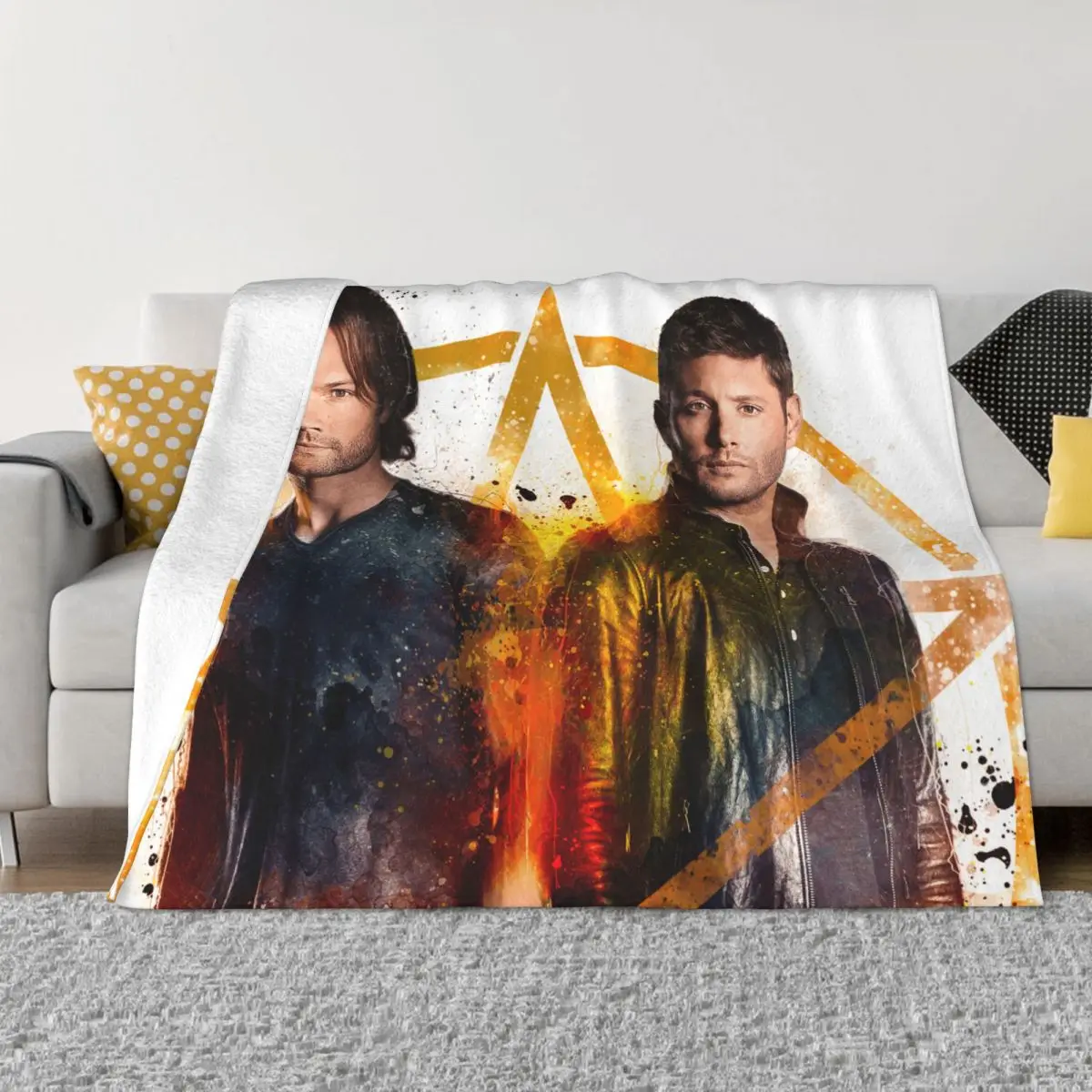 

Supernatural 01333 Camping Bed Blanket Quilt For Bed Winter Blankets Blankets And Throws Throw Blanket