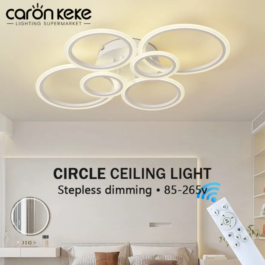 

Modern LED Ceiling Light Living Room Study Room Bedrooms Home Dimmable Ceiling Lights Indoor Lighting Decorative Chandelier Lamp