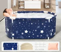 Portable Adult Folding Bathtub Bath Bucket for Bidet Body Children Large Capacity Keep Hot and Cold Foldable Tub SPA Bathtub