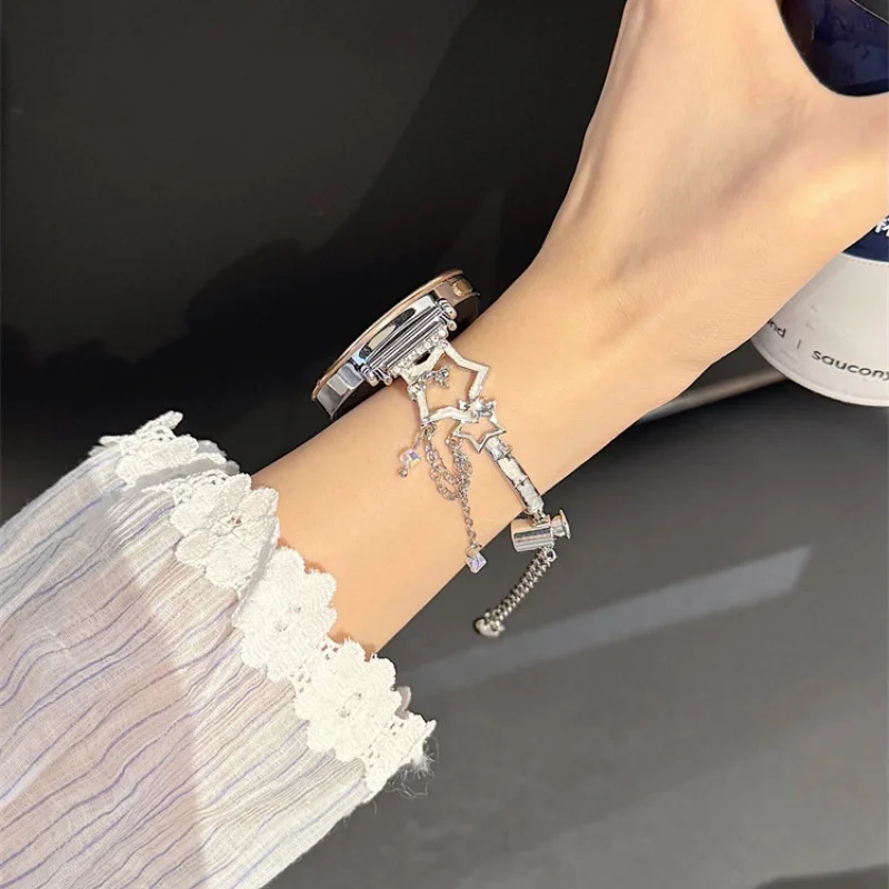 

Hollow out colored stars suitable for Huawei GT5/GT5 Pro/GT4/GT2/3/4 22mm/20mm/18mm fashionable watch straps