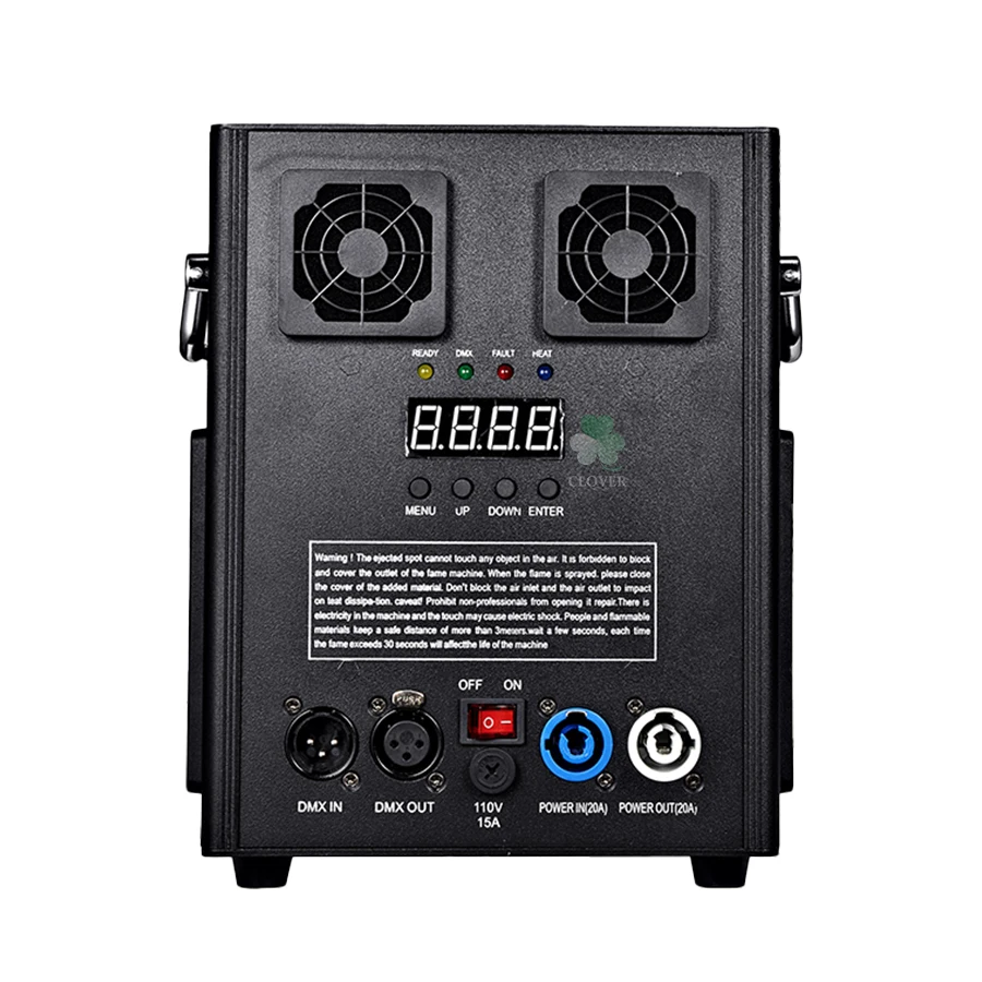 Clover 2Road Cases W/4Pcs 750W New Sparklers Waterfall Fireworks Pyrotechnics Remote Dmx Control Cold Fire Machine Spark