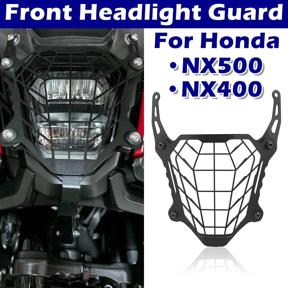 

For Honda NX500 NX400 NX 500 400 2024 Headlight Guard Motorcycle Accessories Aluminum Headlight Grille Guard Cover Protection