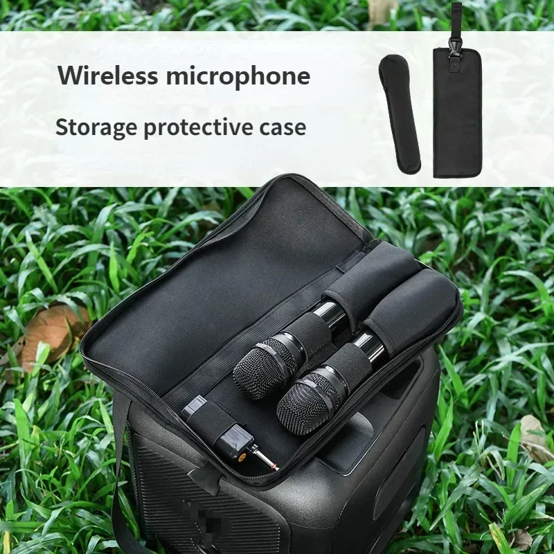 

Microphone Storage Bag for JBL Partybox Encore Essential/110 Transmitter Bag Portable Bose S1 Pro K Song Travel Carrying Case