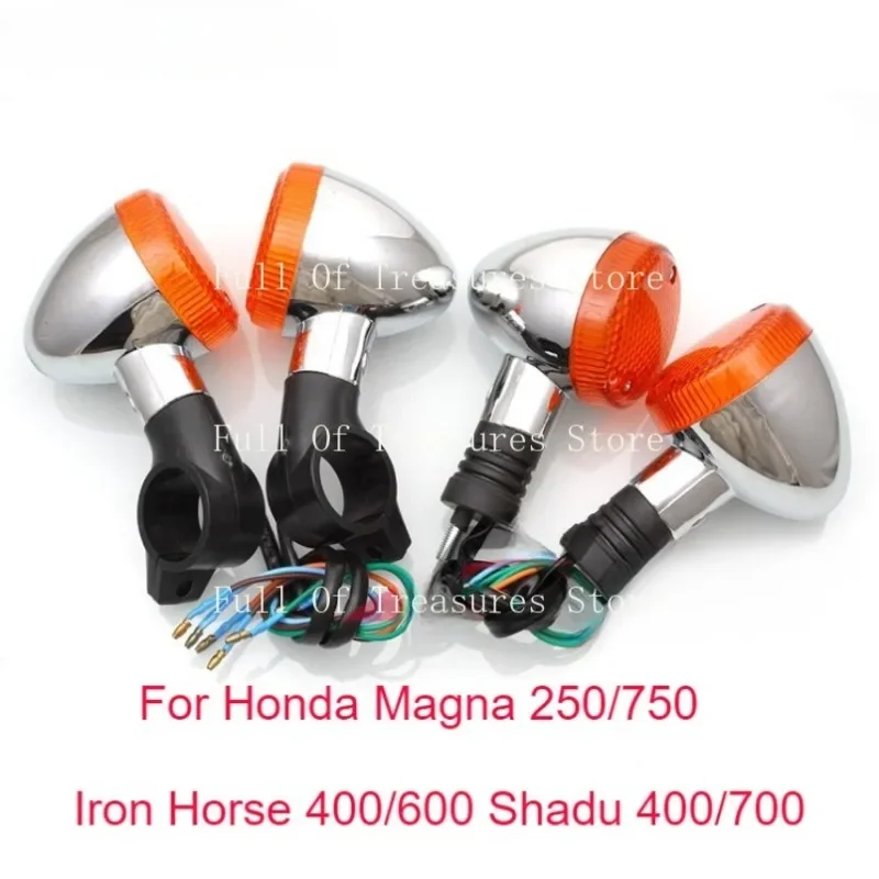 For Honda Magna 250/750 Iron Horse 400/600 Shadu 400/700,Motorcycle Front And Rear Turn Light Turning Signal Lamp