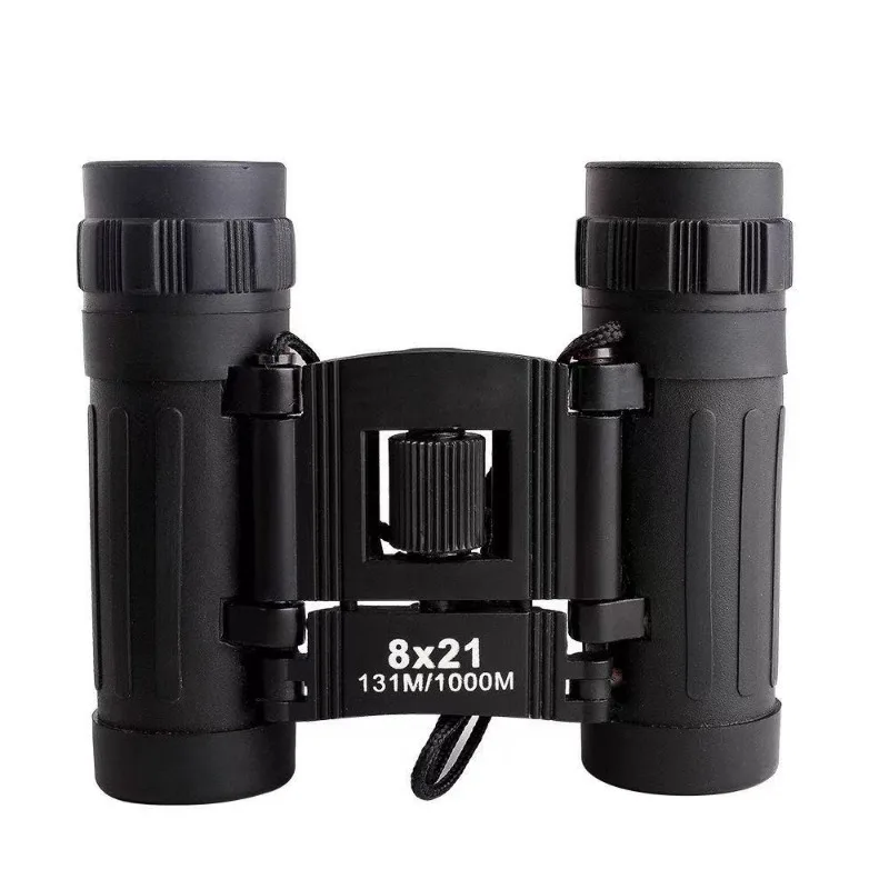 8x21 HD Foldable Binoculars BAK4 Prism with FMC Fully Multi-Coated Optics Portable Binoculars Suitable for Outdoor Camping