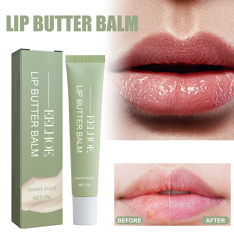 Moisturizing Lip Balm, Non-greasy Waterproof Easy To Absorb Lip Oil Hydrating Lightening Lip Lines Portable Tube Lip Care Balm