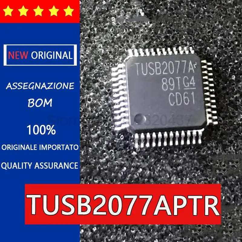 New original TUSB2077APTR LQFP-48 TUSB2077APT TUSB2077A USB interface chip Set line controller chips  LQFP48