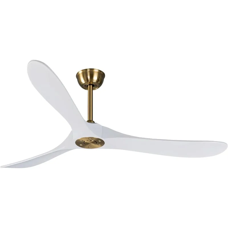 

Ceiling Fan Without Energy Saving Motor, Balsa Wood Blades,Modern Ceiling Fan With Remote Control, Reversible Blades