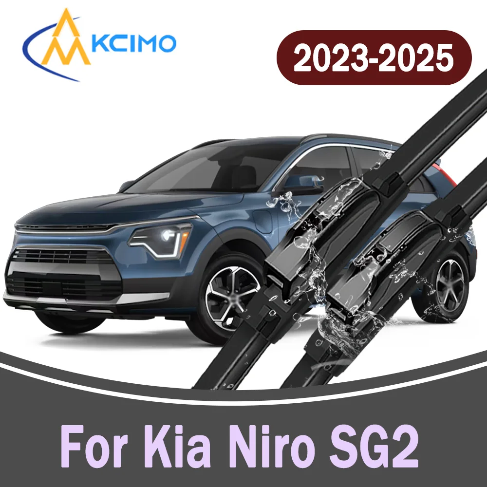 

Всепогодные щетки стеклоочистителя для Kia Niro SG2 2023-2025, высококачественные запасные части для лобового стекла автомобиля, 2 шт.