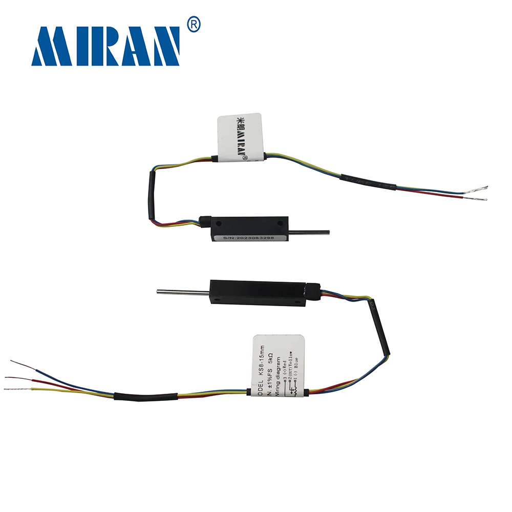 Miran KS8X Micro Self-resetting Displacement Sensor Linear Potentiometer Position Sensor Displacement Transducer