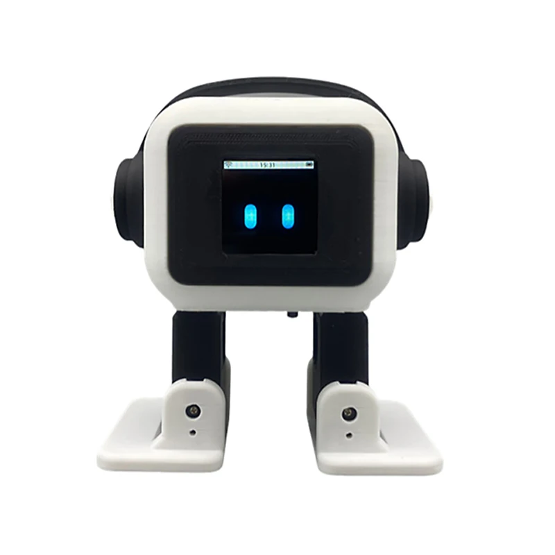 New Ai EMO Robot ESP32-S3 Main Control Intelligent Interactive Robot 1.54inches Screen Voiceprint Recognition Companion Children