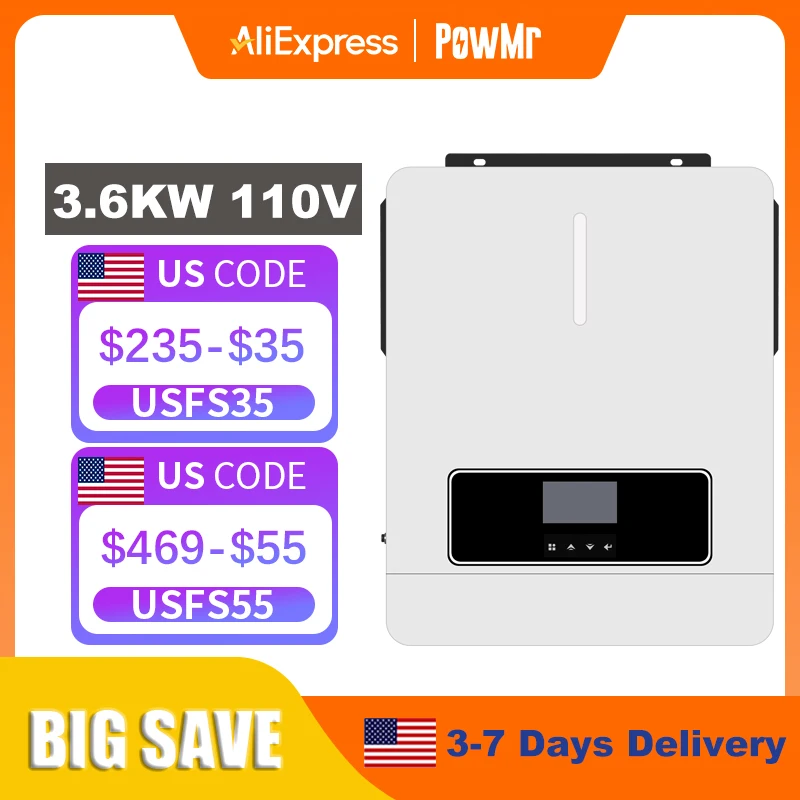 Powmr 3.6KW Hybrid … - image