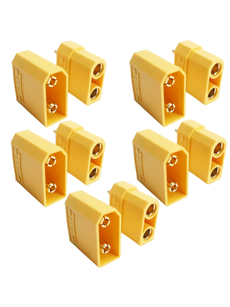 Neue 5 Paar XT90-Stecker, XT-90 Stecker-Buchsen-Verbinder, XT90 Batterie-Stecker für RC Lipo-Batterie Motor, ESC-Adapter – Detail 1