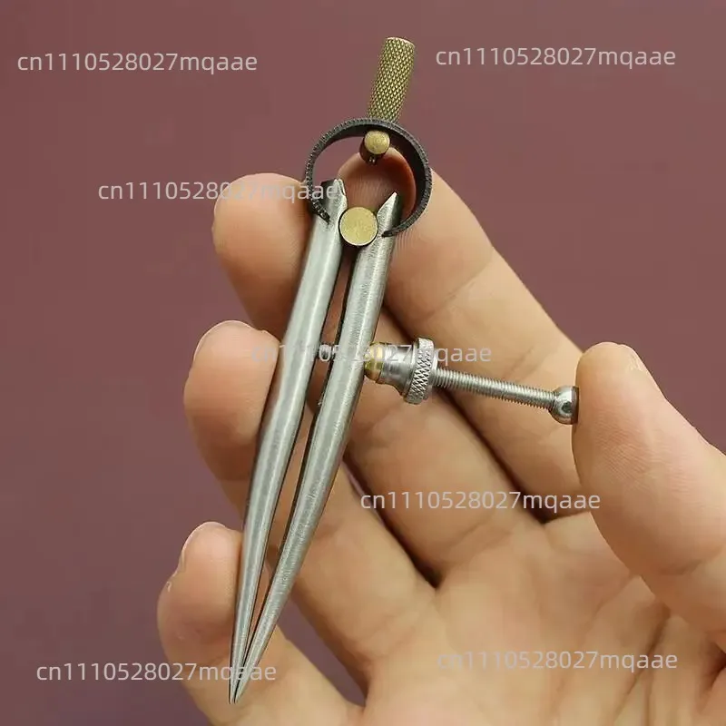 Leather Spacing Gauge Wood Craft Adjustable Wing Divider Spacing Compass Precision Drawing Tools Stainless Steel  Scribing Gauge
