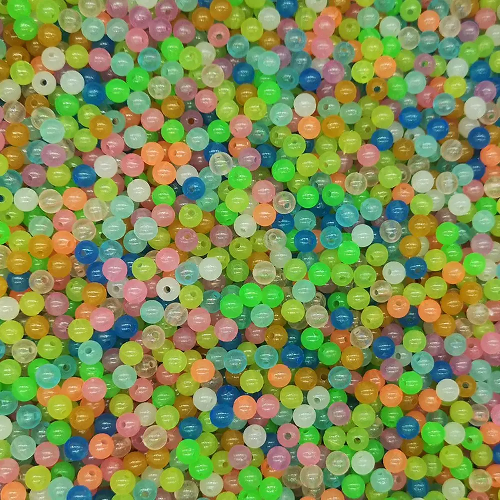 Accessories Jewellery Marking DIY Necklace Strong Luminous Beads Acrylic Spaced Beads Fishing Spacer Bead Luminous Loose Beads