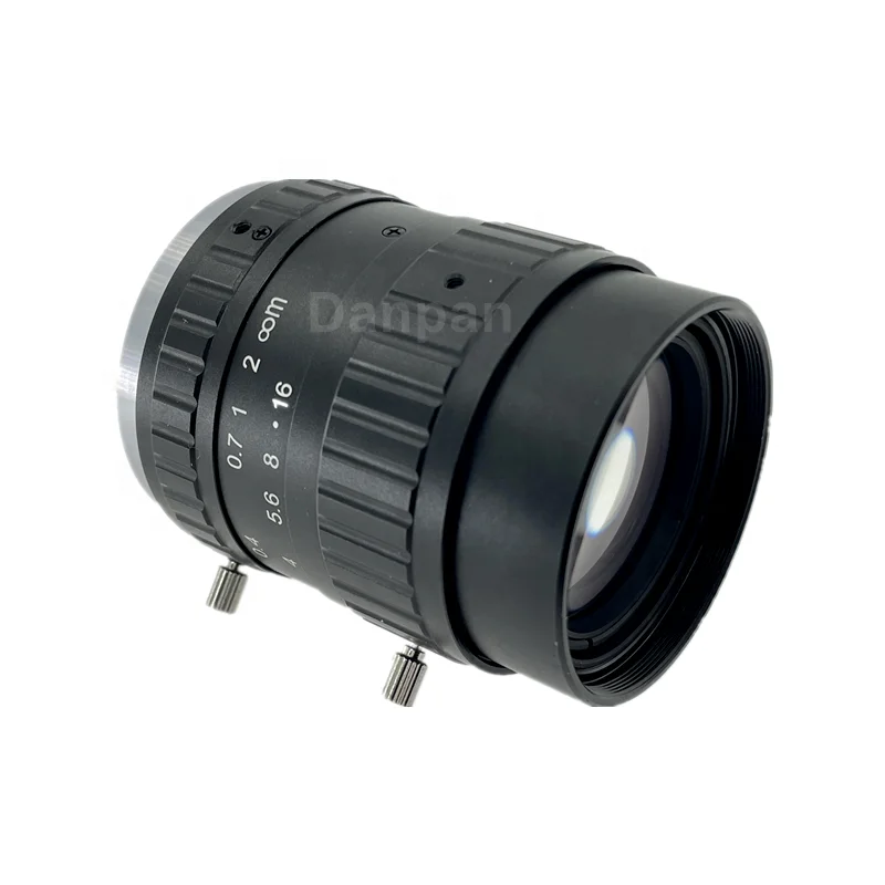 Объектив для промышленной камеры 25 МП, объектив FA 50 мм F2,8 1,1 дюйма, объектив машинного зрения с низким уровнем искажений и креплением C