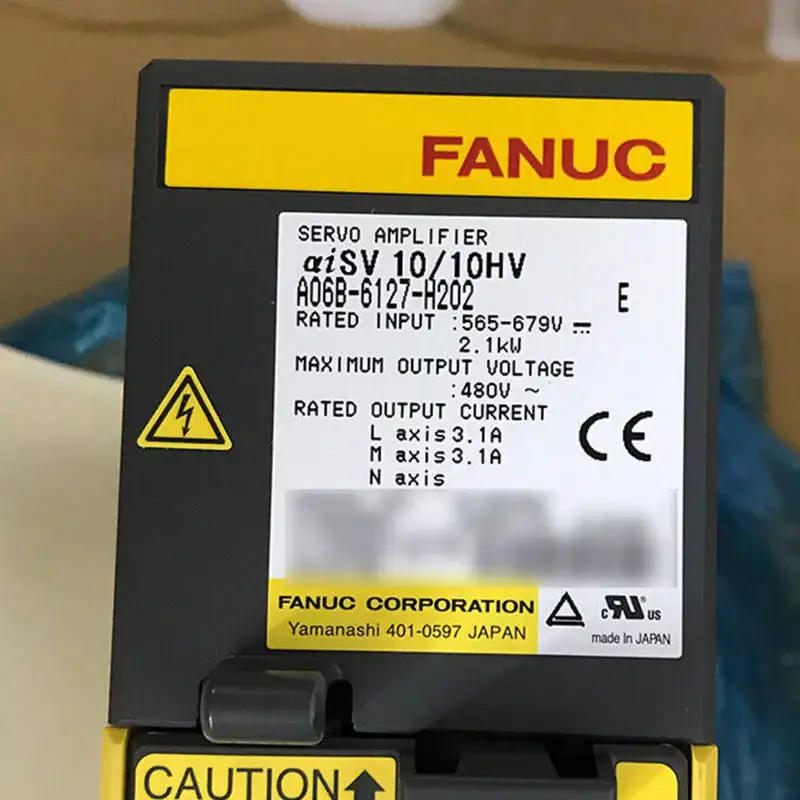 

A06B-6127-H202 New Fanuc Servo Driver IN STOCK Fast ship