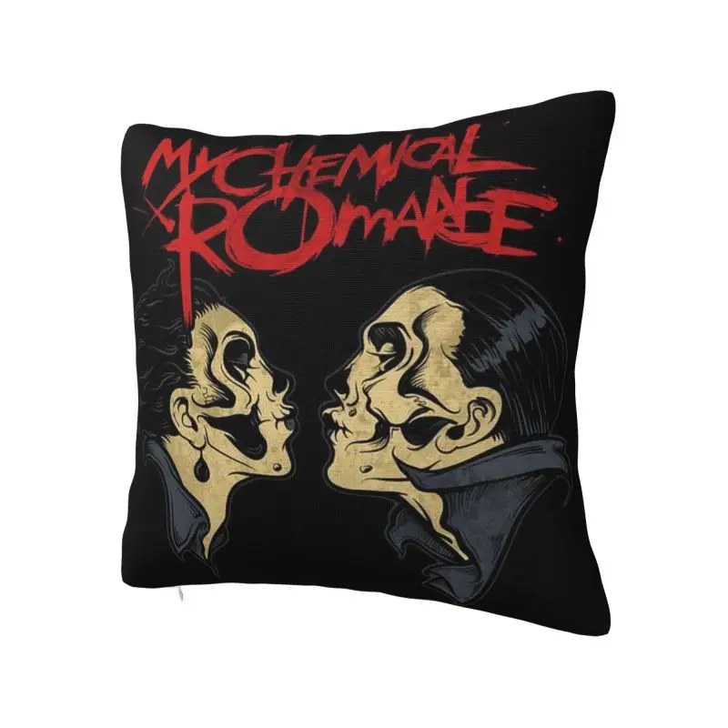 Custom My C-Chemical Romances Mcr Band Square Pillow Case Decoration 3D Double Side Print Cushion Cover for Sofa