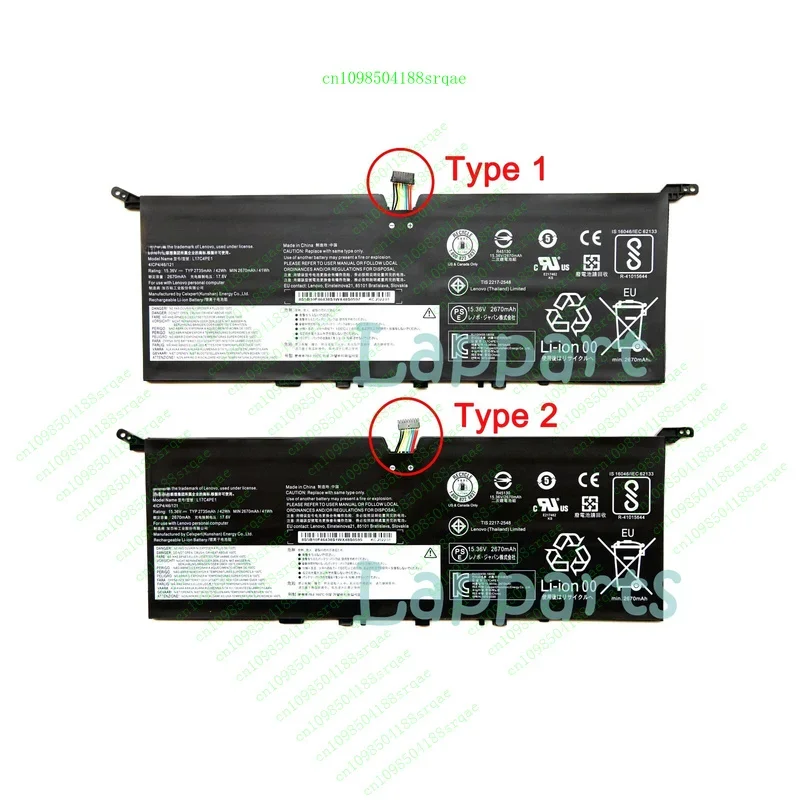 

Новый оригинальный аккумулятор L17C4PE1 L17M4PE1 42 Втч для Lenovo Yoga S730-13IWL 730S-13IWL "% тест"