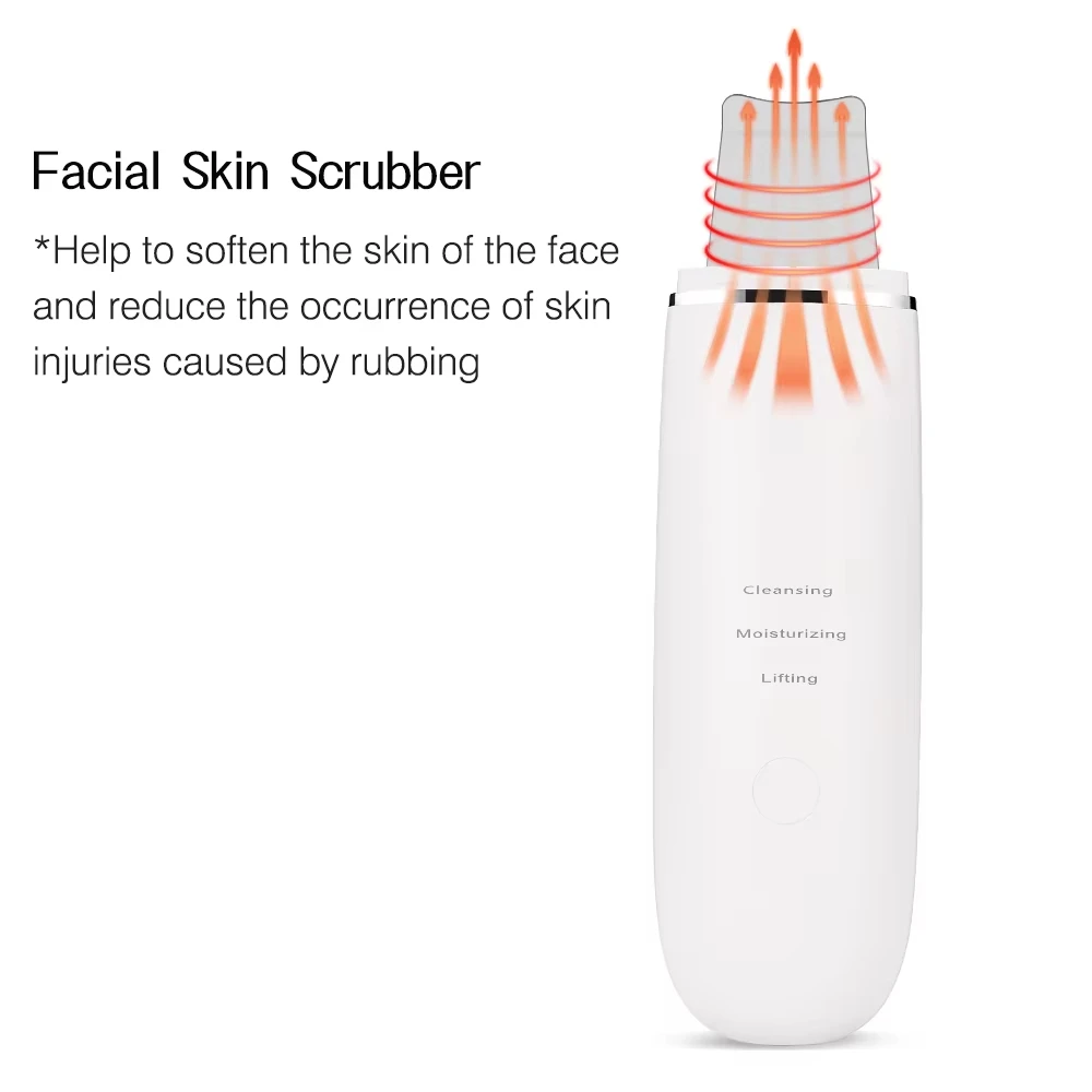 Multi-functional Blackhead Cleanser Skin care Facial Skin Pore Cleaning Scrubber Women Home Use Ultrasonic Scrubber