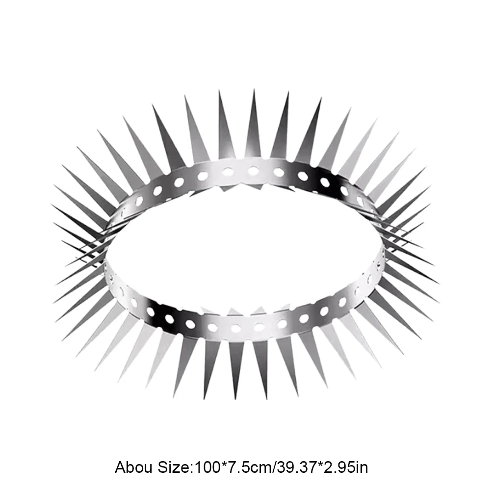 

Bird Repellent Spikes Keep Birds Squirrel Raccoon Rat Away Pigeon Spikes Spikes Repeller for Wall Barns Fence Roof and Tree Bark