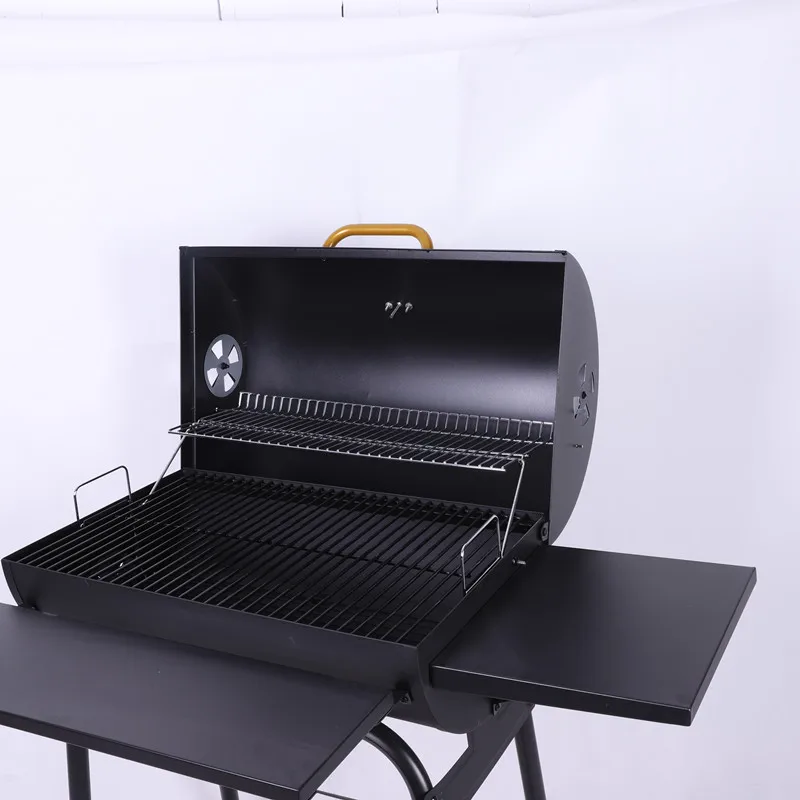 Hot Selling Modern Black Charcoal BBQ Grills Chrome Plated Remote Control for Outdoor Camping Backyard Cooking