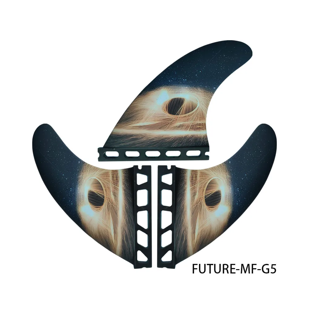 Surfing Accessories Future Fin MF G5 Planet Collection Honeycomb Fiberglass Surf Fins Thruster