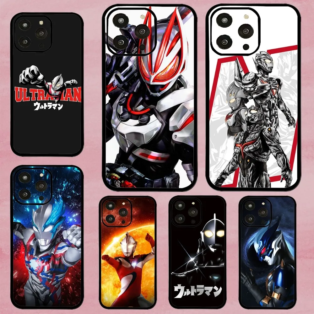 U-Ultraman Anime Phone Case For Iphone 15 11 13 14 Pro Max 7 8 Plus X Xr Xs Max Se2020 12mini Cover Case