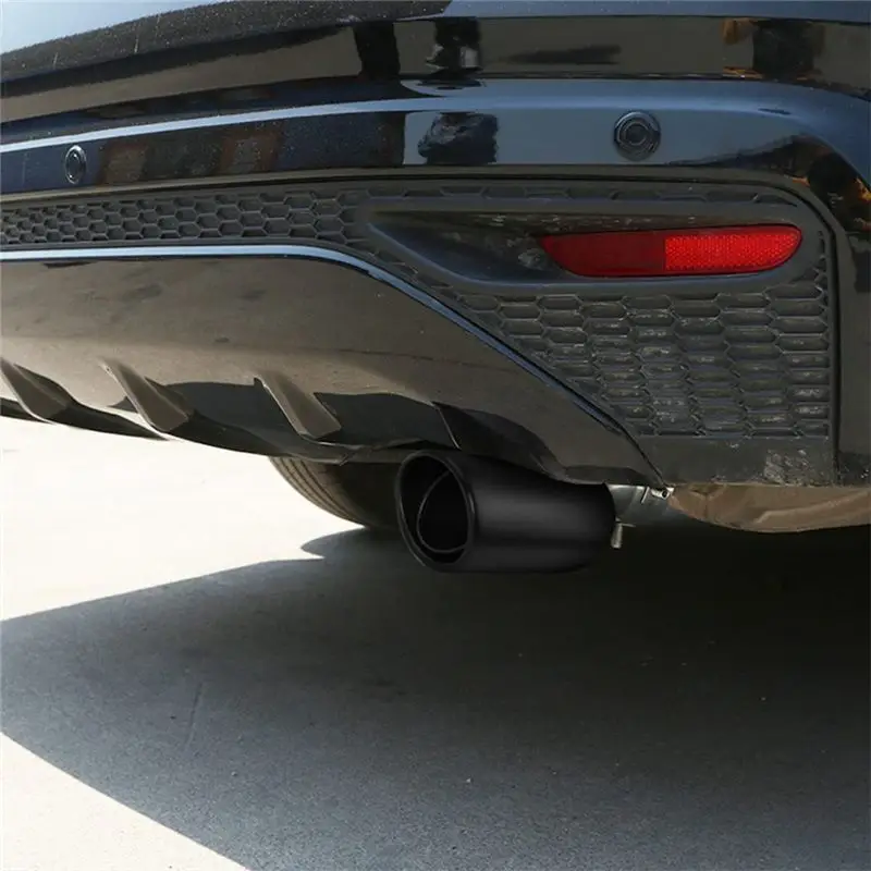 Durable-1 Piece Car Exhaust Tip, Car Exhaust Pipe Modification Tail Throat Tail Pipe 2.1In To 1.5In Universal Stainless Steel (B