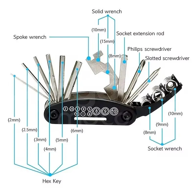 For YAMAHA YZFR3 YZFR1 YZFR6 yzf r25 YZF R1 R3 R6 R7 R125 R25 R15 Accessories Motorbike CNC Tool Repair Screwdriver Set