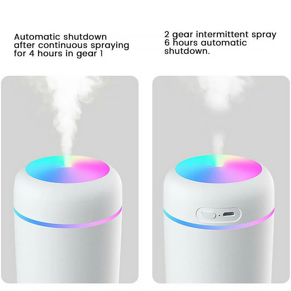 Mini Humidifier Portable Low Noise Diffuser Atmosphere Light Mist Sprayer Air Purifier for Bedroom Office Living Room