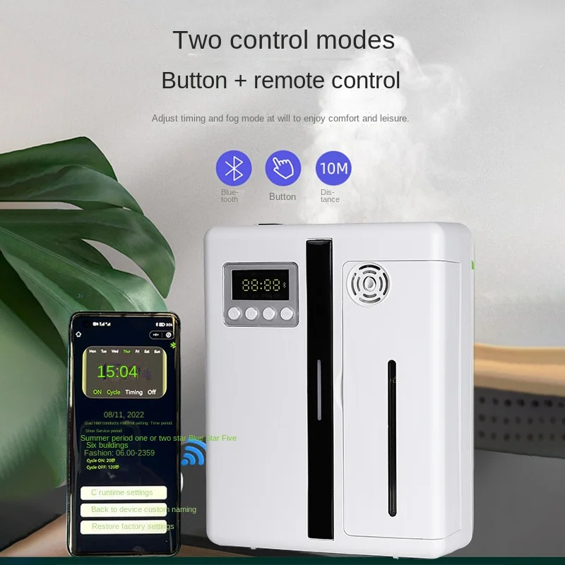 300m Dispenser Aromaterapi Hotel Komersial Dispenser Mall Otomatis Penyebar Aroma Minyak Esensial Pembersih Udara Aroma Rumah