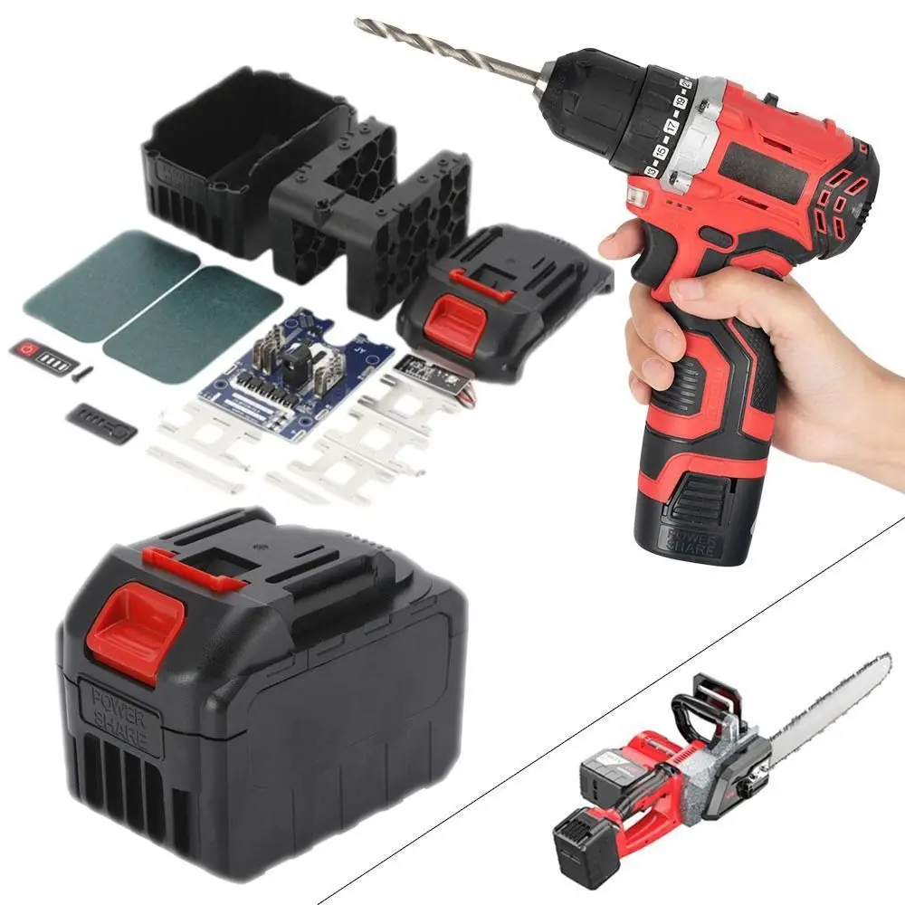 

Пластиковый чехол для аккумулятора, 15-секционный чехол для аккумулятора «сделай сам», 18650, большая плата, чехол для литиевой батареи