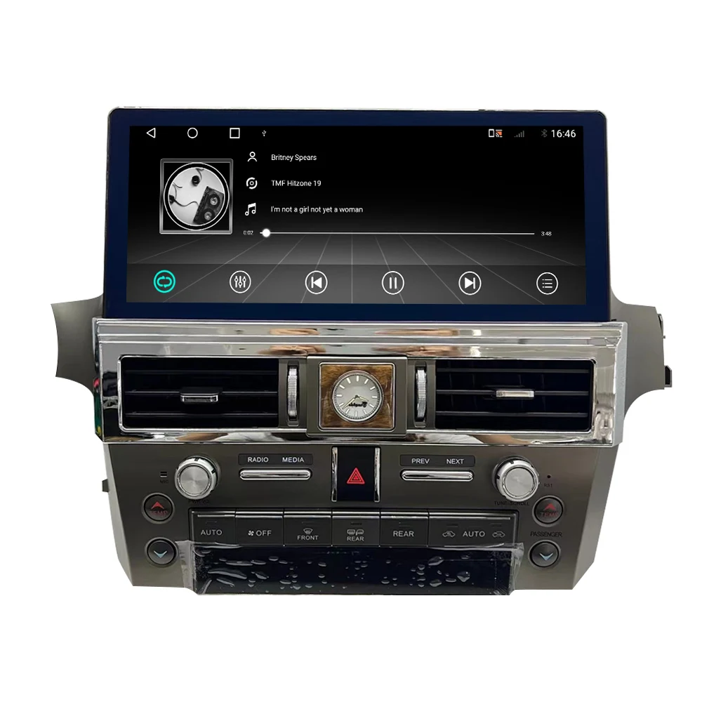 For Lexus GX400 GX460 2010 - 2019 Car GPS Navi Audio Android  Multimedia Player Radio DSP Carplay