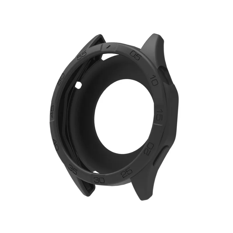 Silicone Protector Case Fall Prevention Shockproof Shell Bumper Frame Colorful Scratch-resistant for HUAWEI WATCH GT 4 46 mm