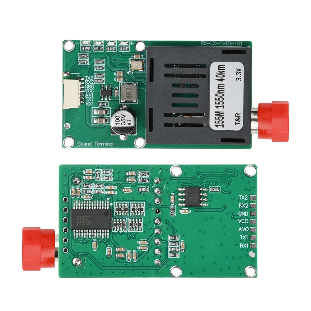 Sky/Earth TTL Optical Transceiver Modules, 20 Km/40 Km/60 km, TTL-to-Fibre Optic Conversion Modules, Suitable for Drones