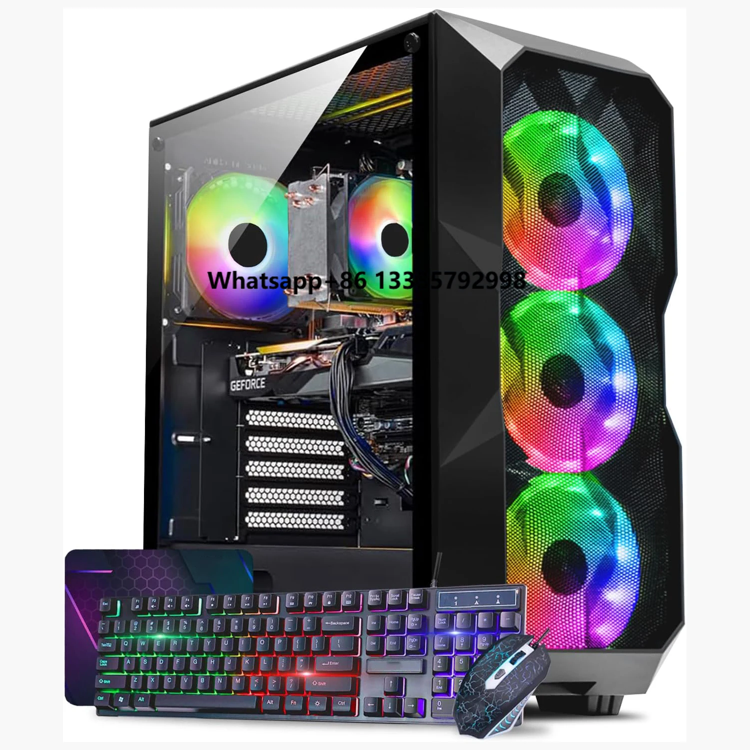Вентиляторы ARGB Extreme Cost Performance I5 11400F, 32 ГБ ОЗУ, 1 ТБ SSD RTX 2060 6G GDDR6 для офисного домашнего игрового настольного компьютера WIN10/11 Вентиляторы ARGB Extreme Cost Performance I5 11400F, 32 ГБ ОЗУ, 1 ТБ SSD RTX 2060 6G GDDR6 для офисного домашнего игрового настольного компьютера WIN10/11