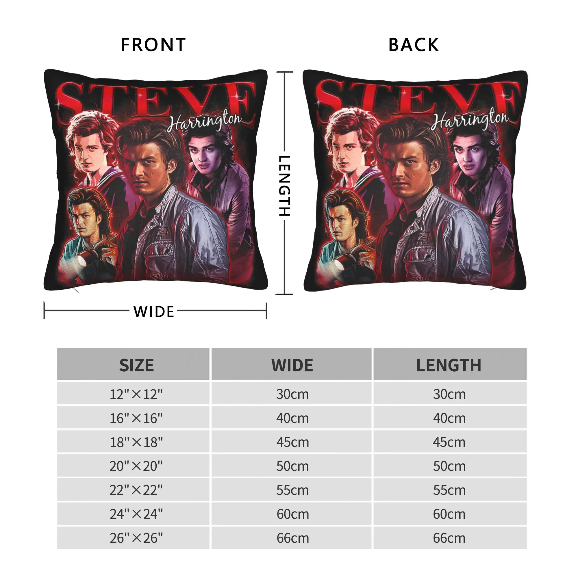 Pillow Case Steve Boyfriend Design  Pillow Cover For Wedding Party Home Decor Retro Trendy Pillowcases