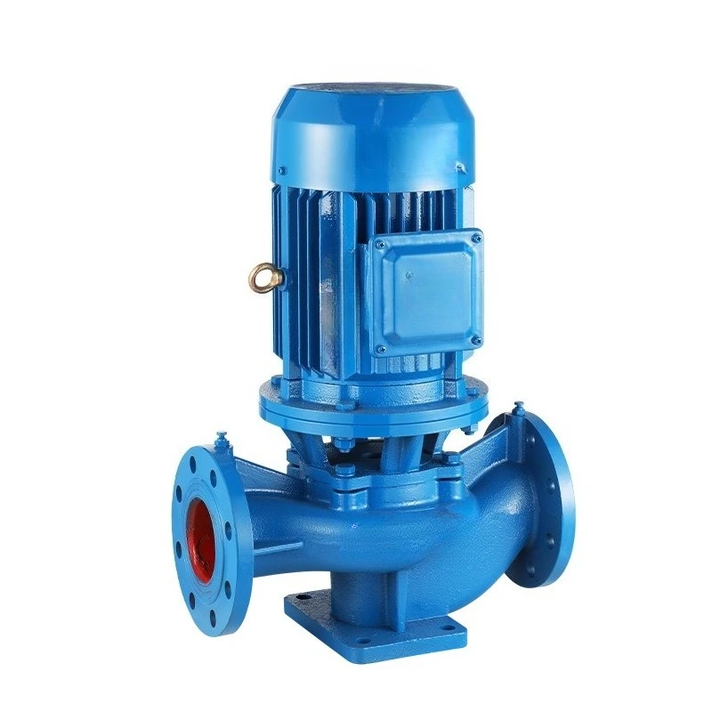 Pompe centrifuge à pipeline verticale, pompe de surpression