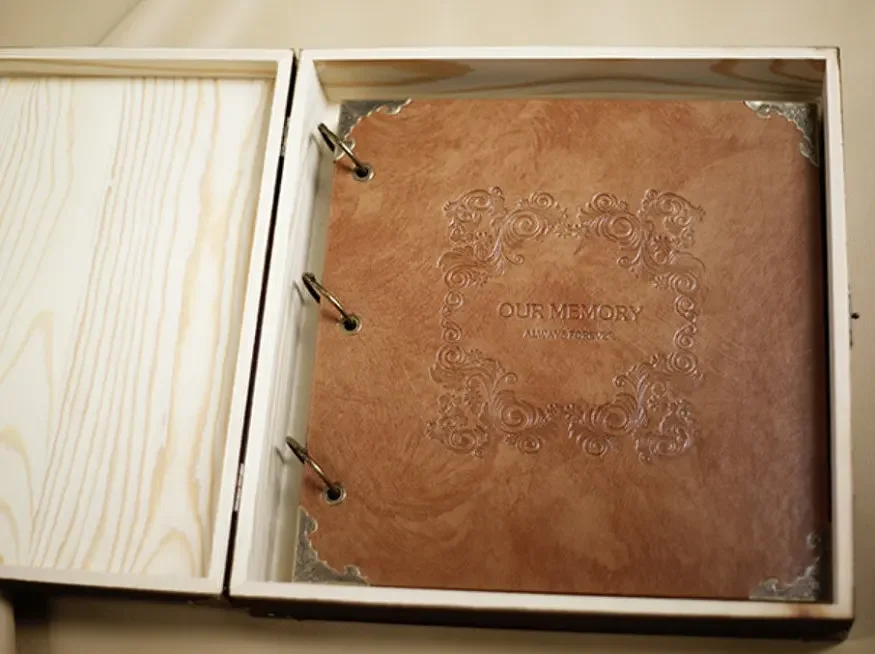 Monogram sugar love wedding guestbook,Custom leather Wedding guest book, personalized sign in album